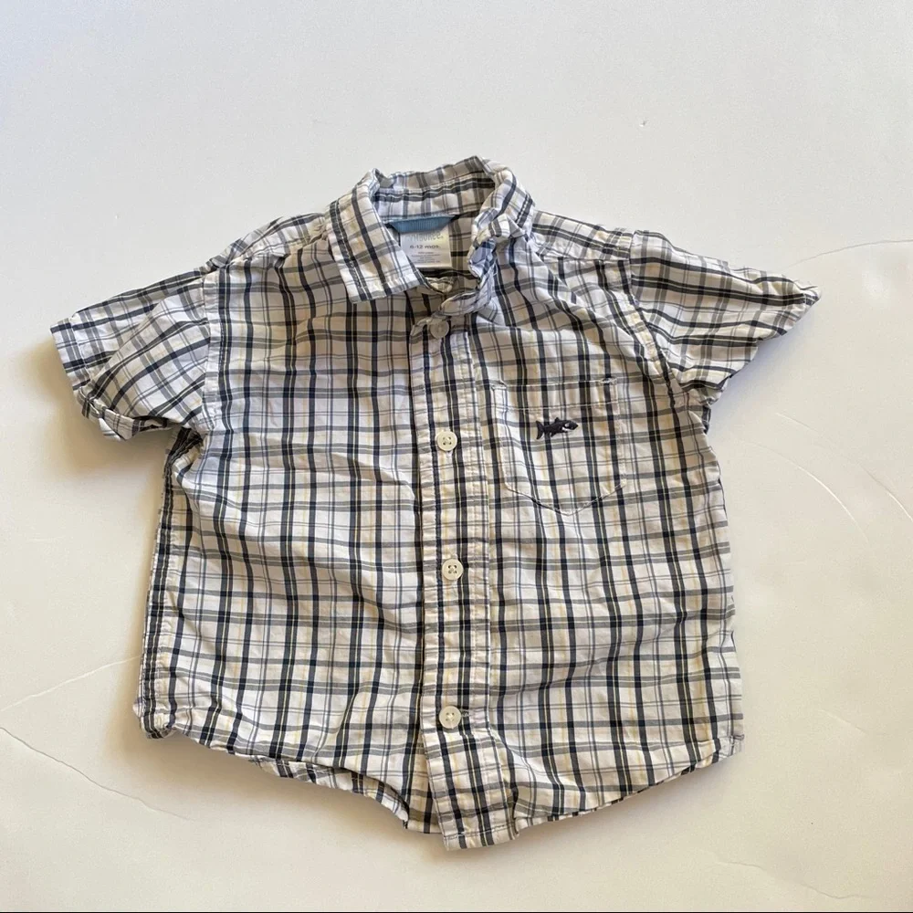 Gymboree Plaid Short Sleeve Shirt
